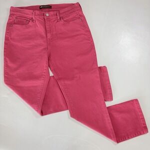 Levis 505 Straight Leg Jeans Womens 10M W30 L32 Pink Denim Mid Rise